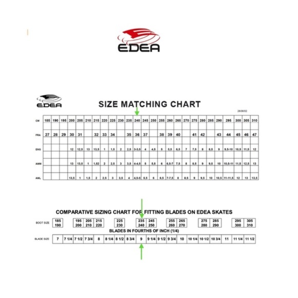 Pre-Owned Edea Ice Fly Figure Skates with John Wilson Gold Seal Revolution Blade - Picture 12 of 13